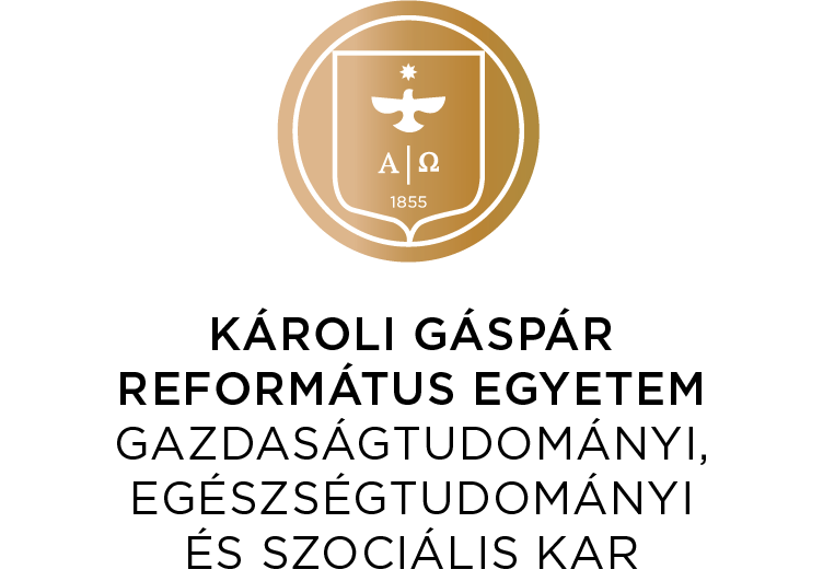 Károli Gáspár Református Egyetem Gazdaságtudományi, Egészségtudományi és Szociális Kar logó