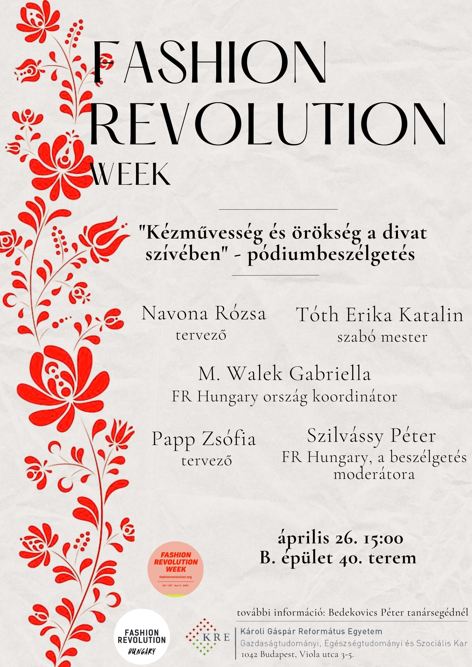 Fashion Revolution week plakát