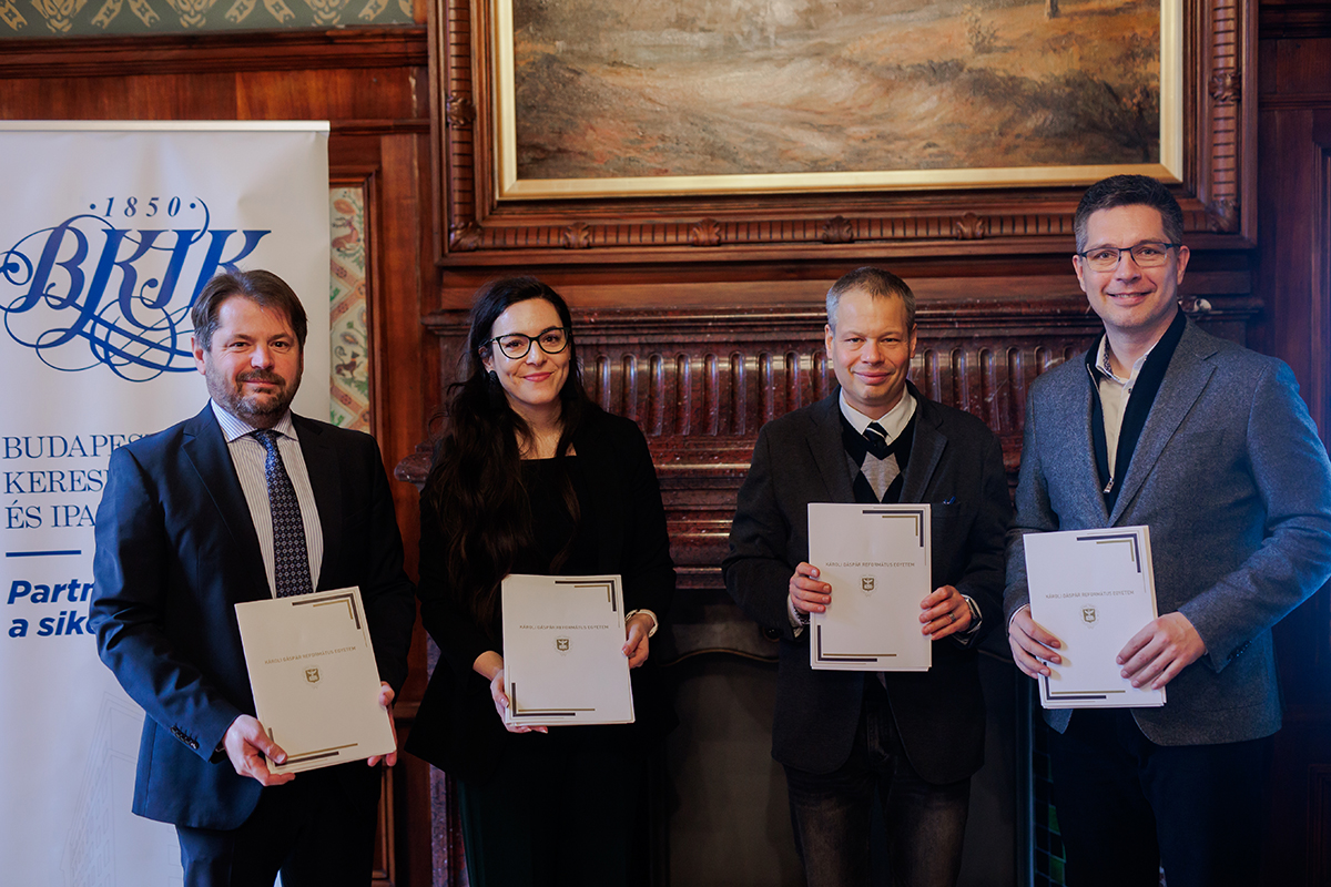 Együttműködési megállapodás a Budapesti Kereskedelmi és Iparkamarával - fotó