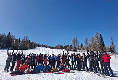 Első Havas tábor a Rekreáció és életmód szakon! - csoportkép