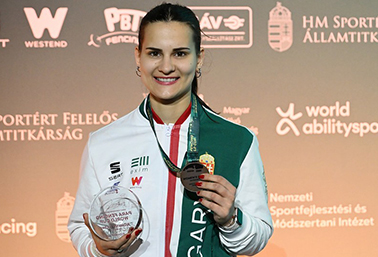 Nádasdy Anna világkupa aranyérmes - fotó