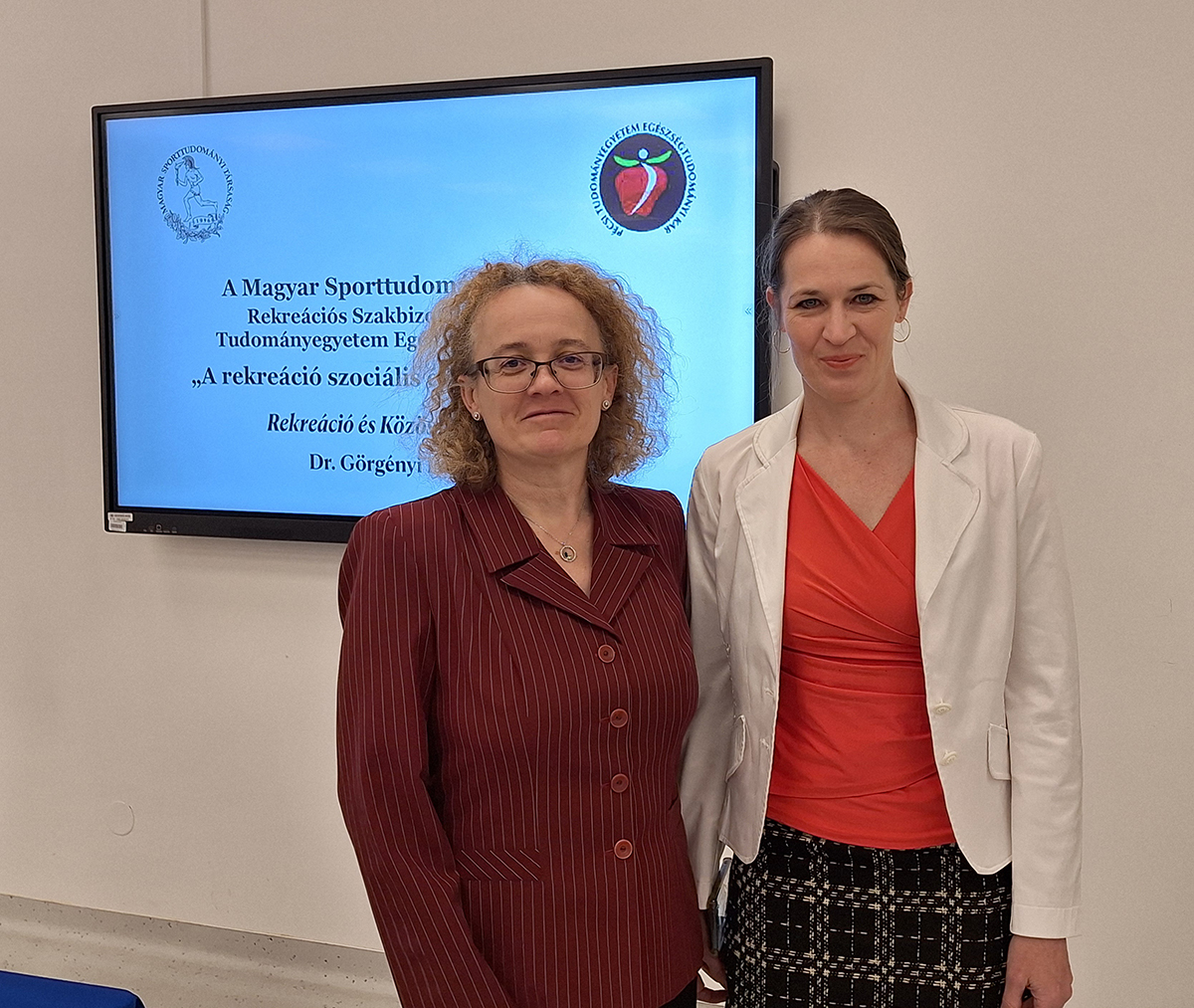 A rekreáció szociális és mentális hatásai című sportszakmai konferencia - fotó