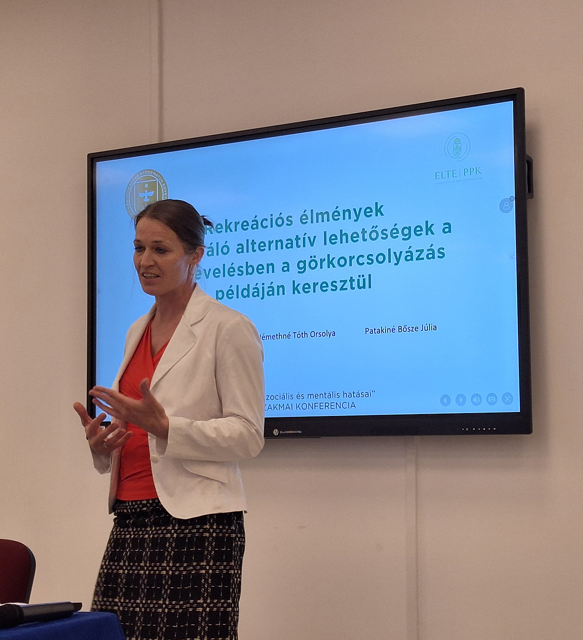 A rekreáció szociális és mentális hatásai című sportszakmai konferencia - fotó