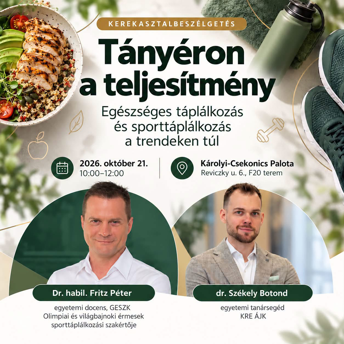Tányéron a teljesítmény - plakát