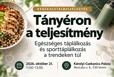 Tányéron a teljesítmény – Egészséges táplálkozás és sporttáplálkozás a trendeken túl - plakát részlet
