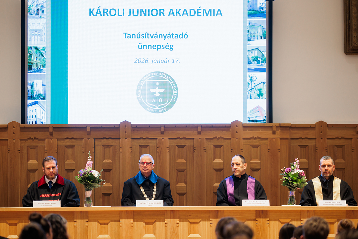 Károli Junior Akadémia Rekreáció és életmód alapismeretek - fotók